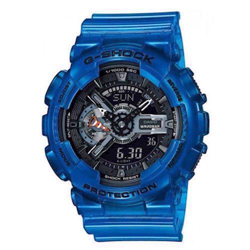 Image of blå resin med stål G-Shock (5146) multifunktions quartz Herre ur fra Casio